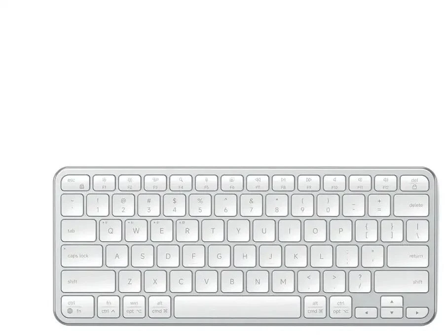 Belaidė klaviatūra QWERTY Satechi Slim EX1 Mac / PC ST-KEX1S-EN sidabrinis