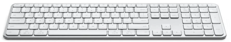 Belaidė klaviatūra QWERTY Satechi Slim EX3 Mac / PC ST-KEX3S-EN sidabrinis