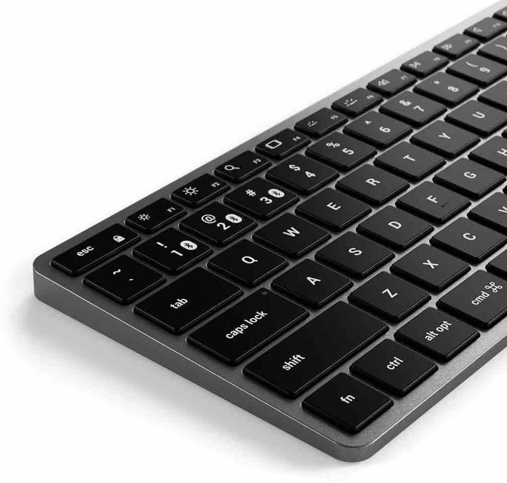 Belaidė klaviatūra QWERTY Satechi Slim X1 ST-BTSX1S sidabrinis