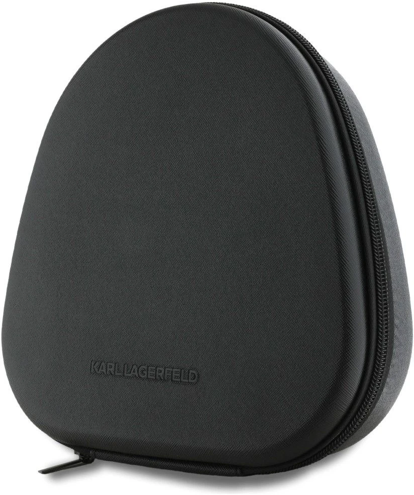 Belaidės ausinės ANC Karl Lagerfeld Saffiano Elongated KF003082 pilkas