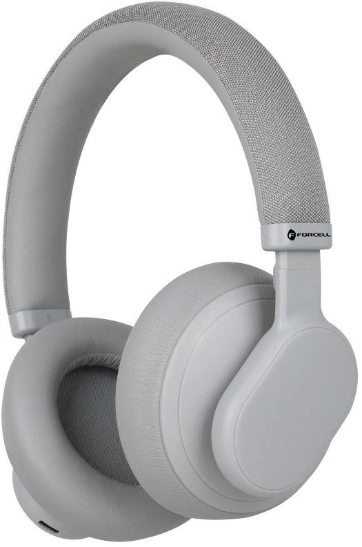 "Forcell F-Audio Touch Beat ANC belaidės ausinės, pilkos"