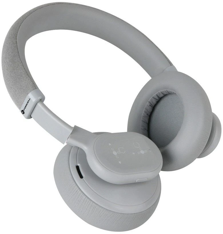 "Forcell F-Audio Touch Beat ANC belaidės ausinės, pilkos"