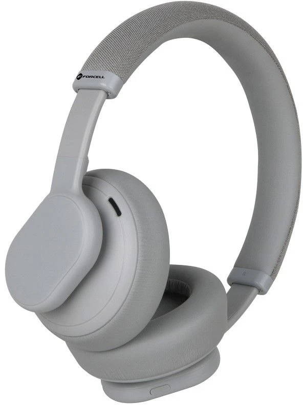 "Forcell F-Audio Touch Beat ANC belaidės ausinės, pilkos"