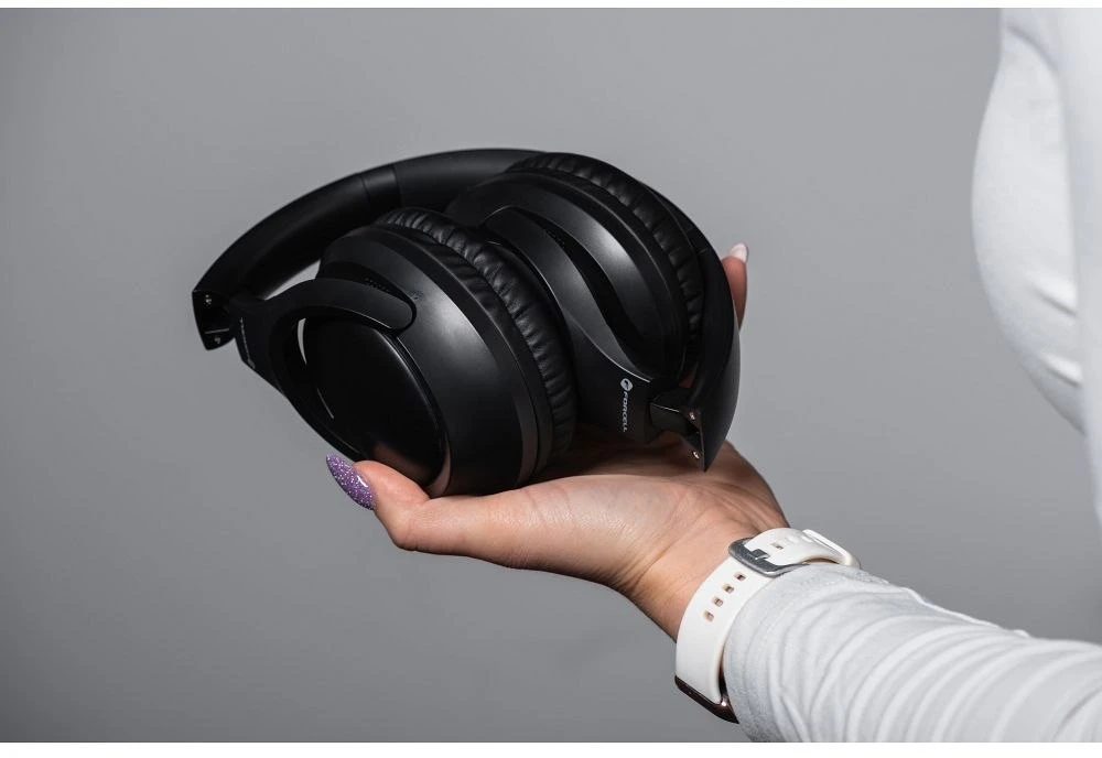 Belaidės ausinės Forcell F-Audio TWS Vibe ANC + ENC + TUYA APP juodas