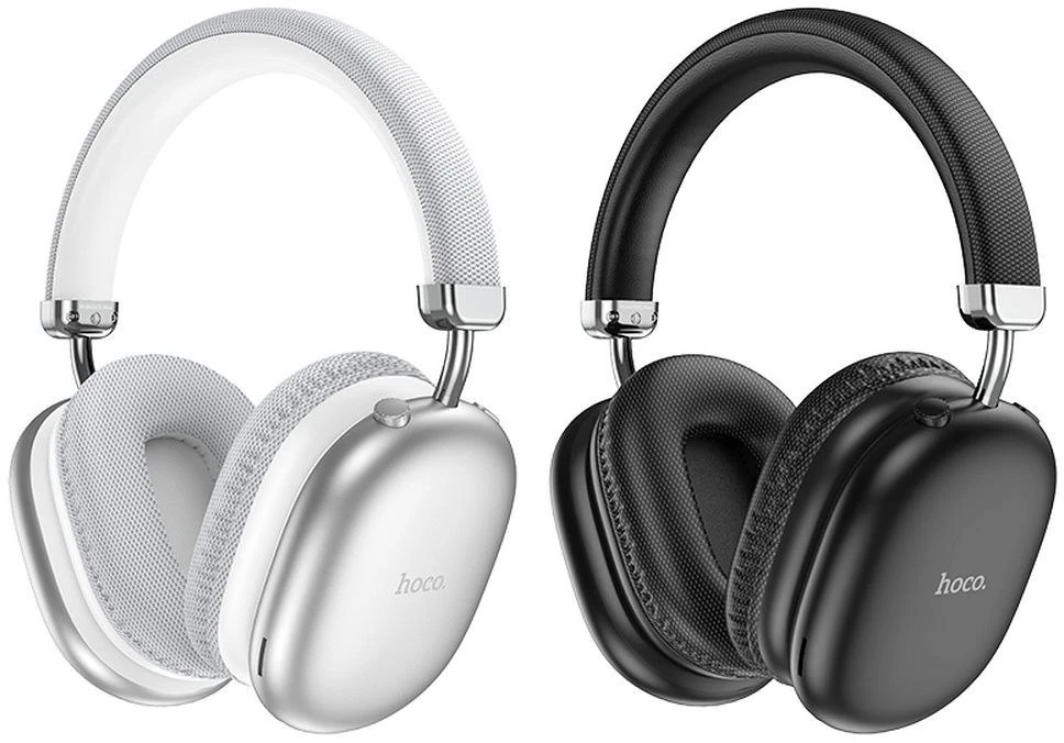 Bluetooth ausinės Hoco W35 sidabrinės