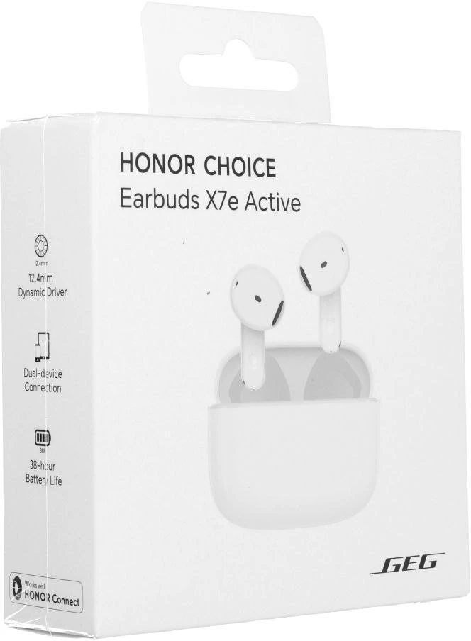 Belaidės ausinės ANC Honor Choice X7e Active baltas