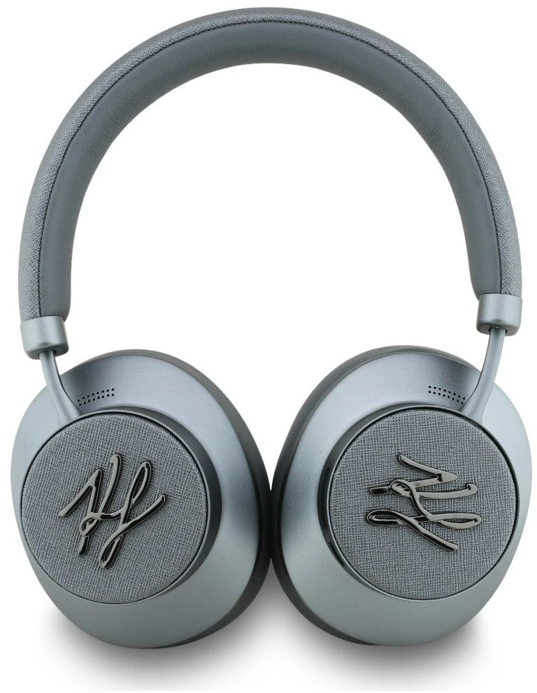 Belaidės ausinės ANC Karl Lagerfeld Grained Initials KF003084 pilkas
