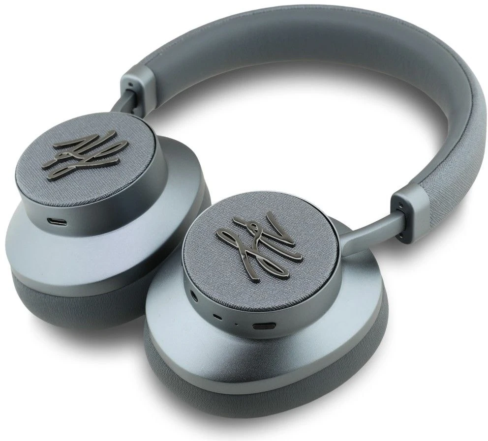 Belaidės ausinės ANC Karl Lagerfeld Grained Initials KF003084 pilkas