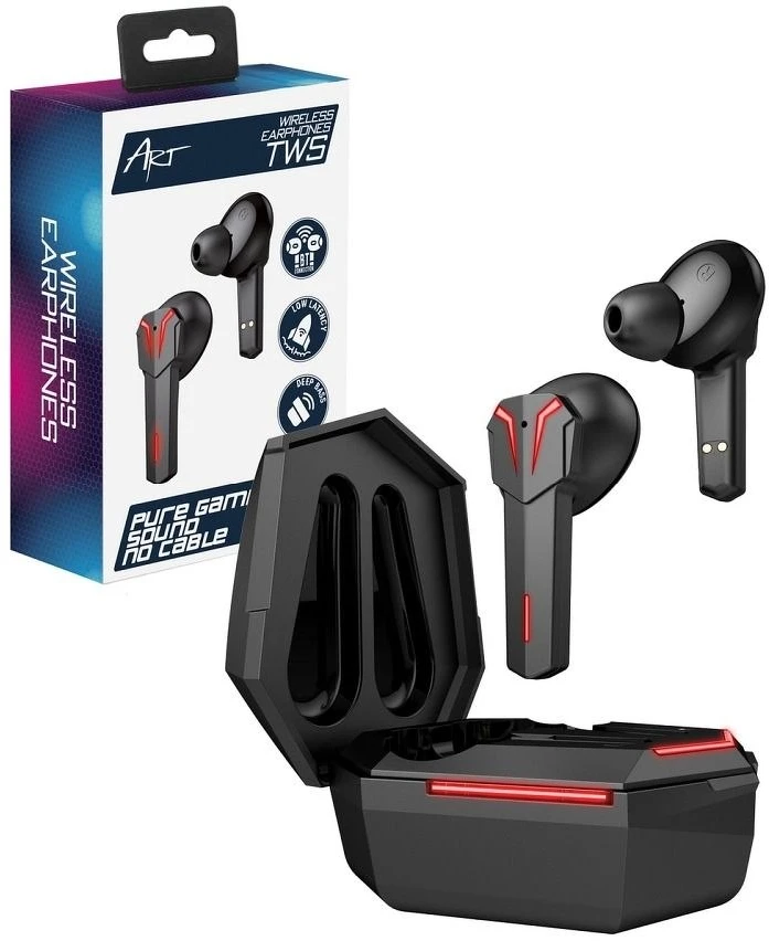 ART BT Ausinės WITH TWS Mikrofonas USB-C
