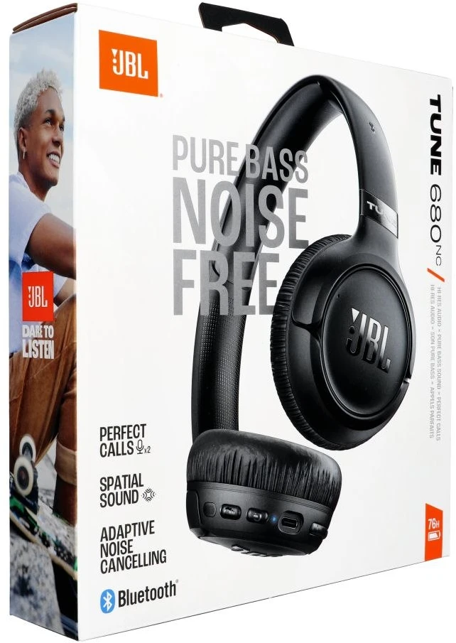 Belaidės ausinės JBL Tune 680NC juodas