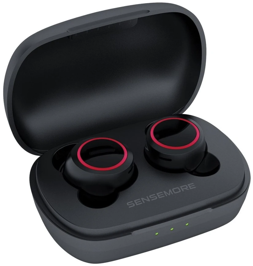 Ausinės Creative Sensemore Air, juodos spalvos