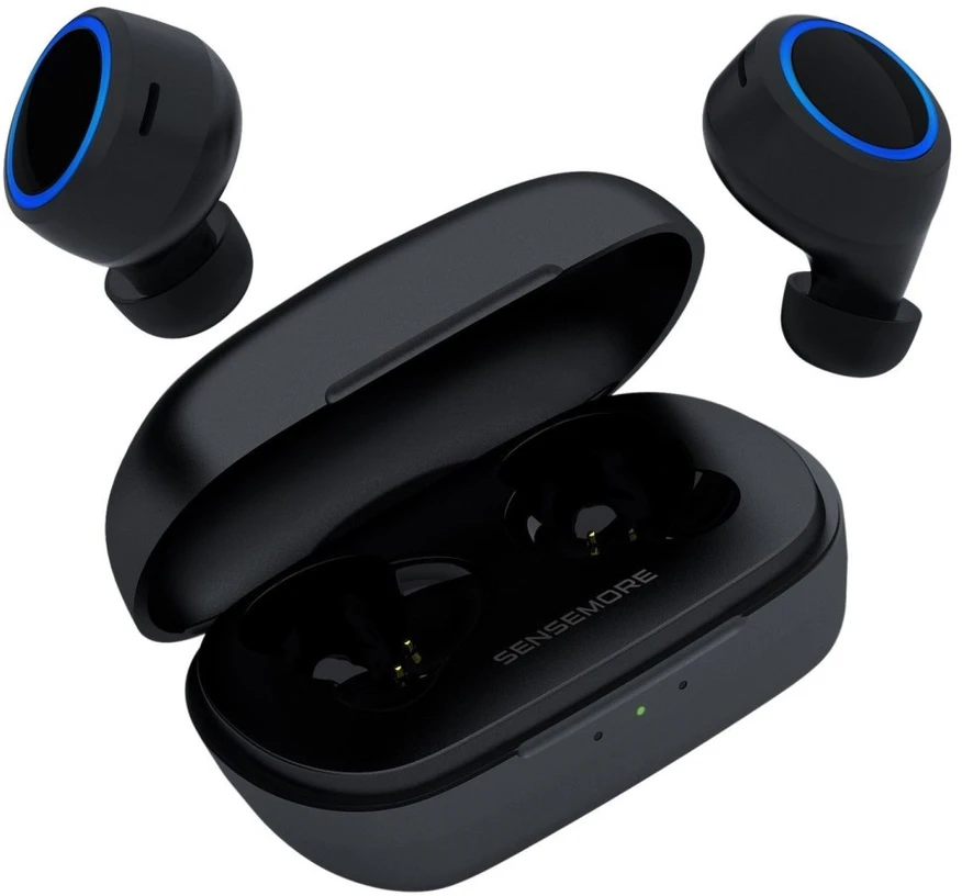 Ausinės Creative Sensemore Air, juodos spalvos