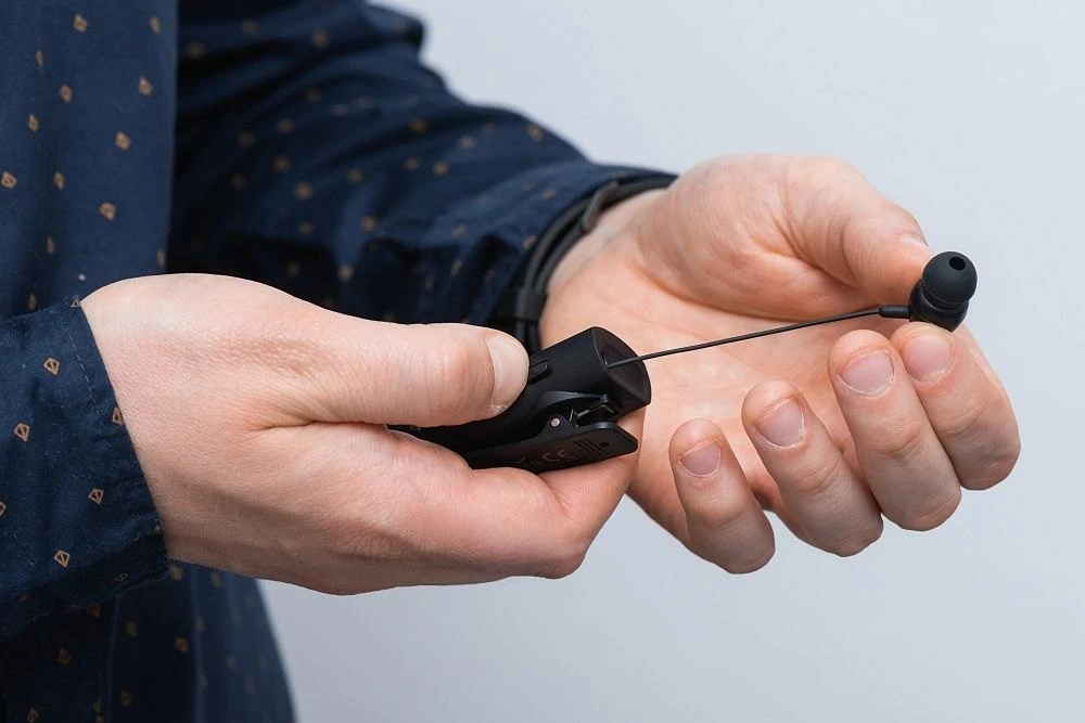 Ausinės Belaidės earphone Forcell F-Audio Drive EarBud juodas