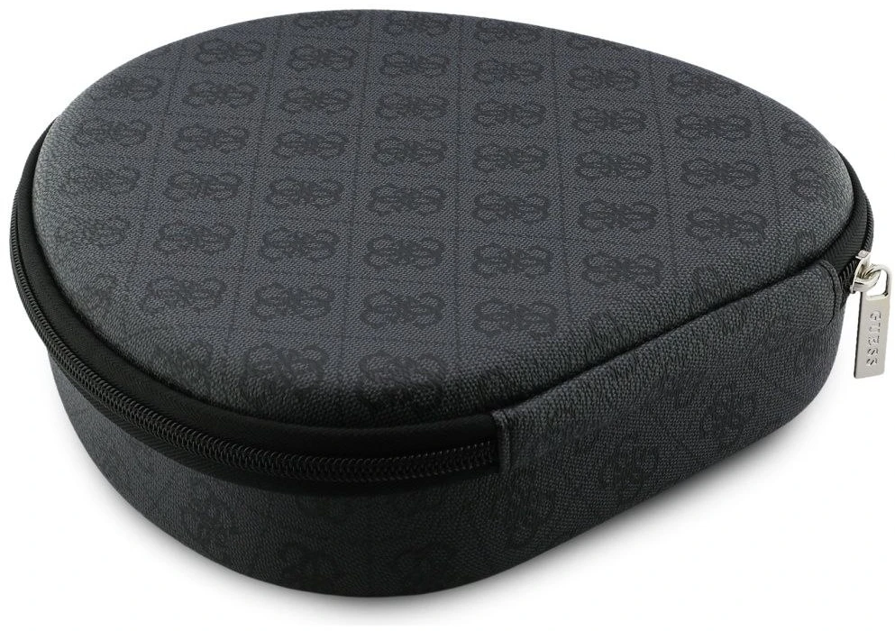 Ausinės Guess PU 4G Triangle Logo ENC Belaidės Headphone Juodas