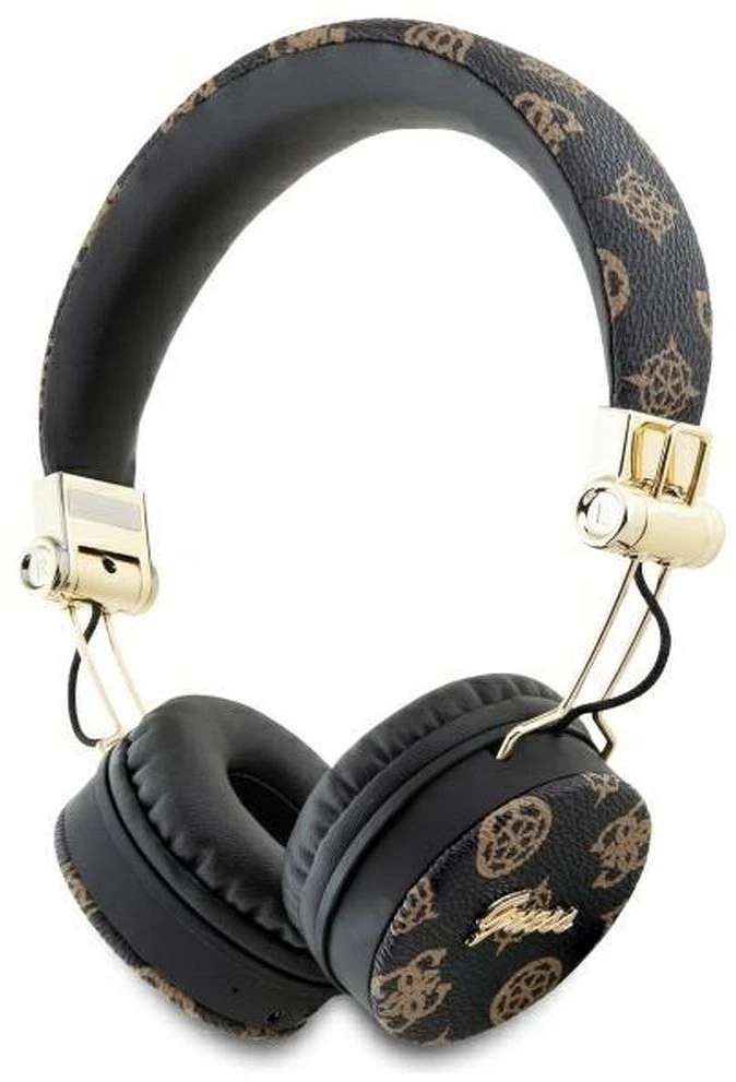 Guess Bluetooth Ausinės ENC GUBH70EPOSMK juodos spalvos Peony Script Round Shape