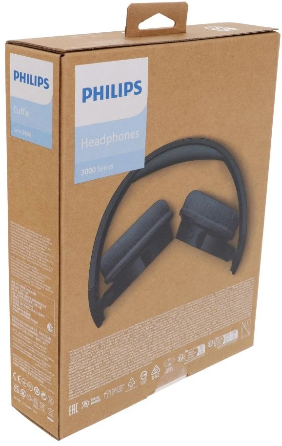 Ausinės Philips TAH3209BK/00, Juodos
