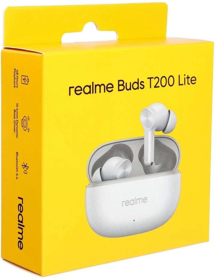 Ausinės Realme T200 Lite Storm Pilkas