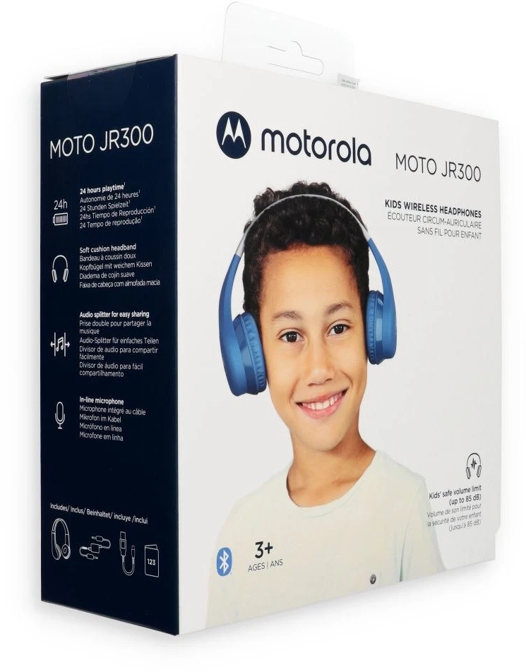 Belaidės ausinės Motorola JR300 mėlynas-pilkas