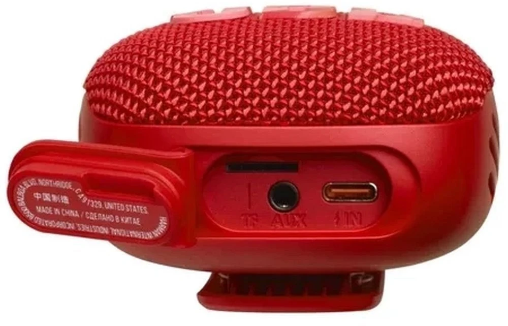 Belaidė kolonėlė JBL Wind 3 su laikikliu ant vairo, raudona