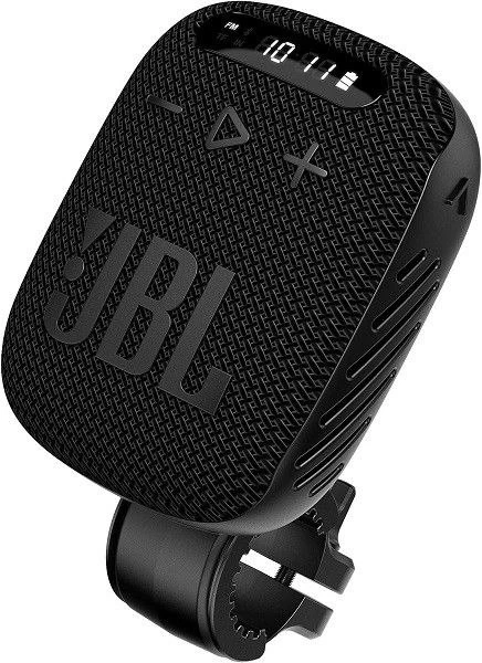 Belaidė kolonėlė JBL Wind 3 su laikikliu ant vairo, juodas