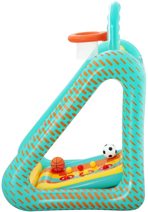 Bestway 3 viename sodo žaidimas krepšinis + futbolas + vartai 127x109x178cm 52813