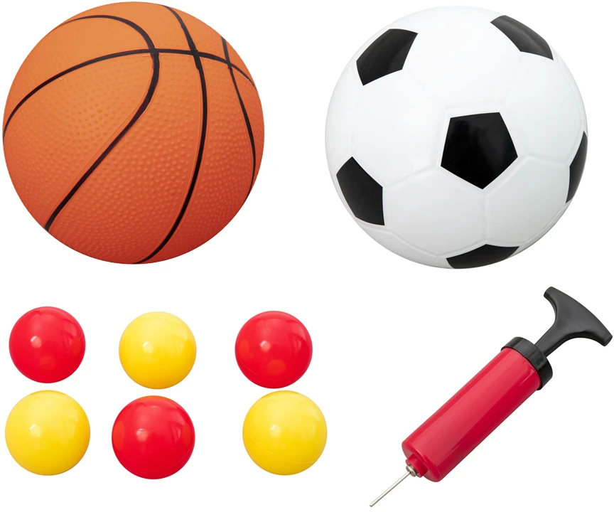 Bestway 3 viename sodo žaidimas krepšinis + futbolas + vartai 127x109x178cm 52813
