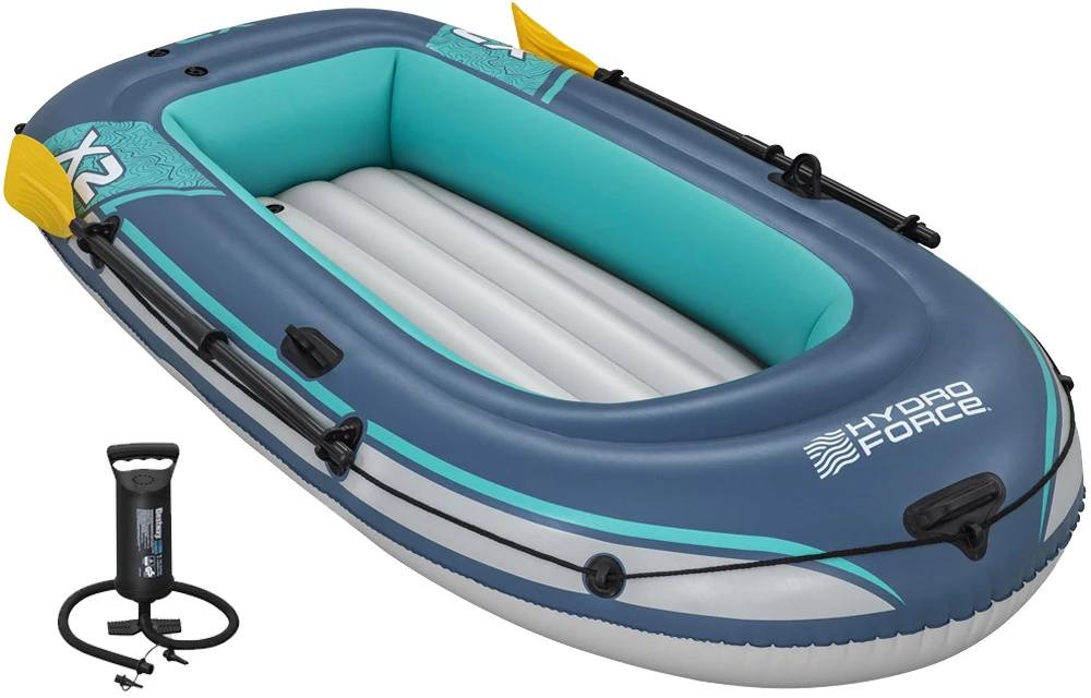 Pontonas TREK X2, 232 cm x 118 cm + BESTWAY aksesuaras