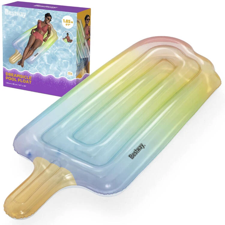 Bestway Pripučiamas spalvingas vandens čiužinys ICE 185 cm 43161