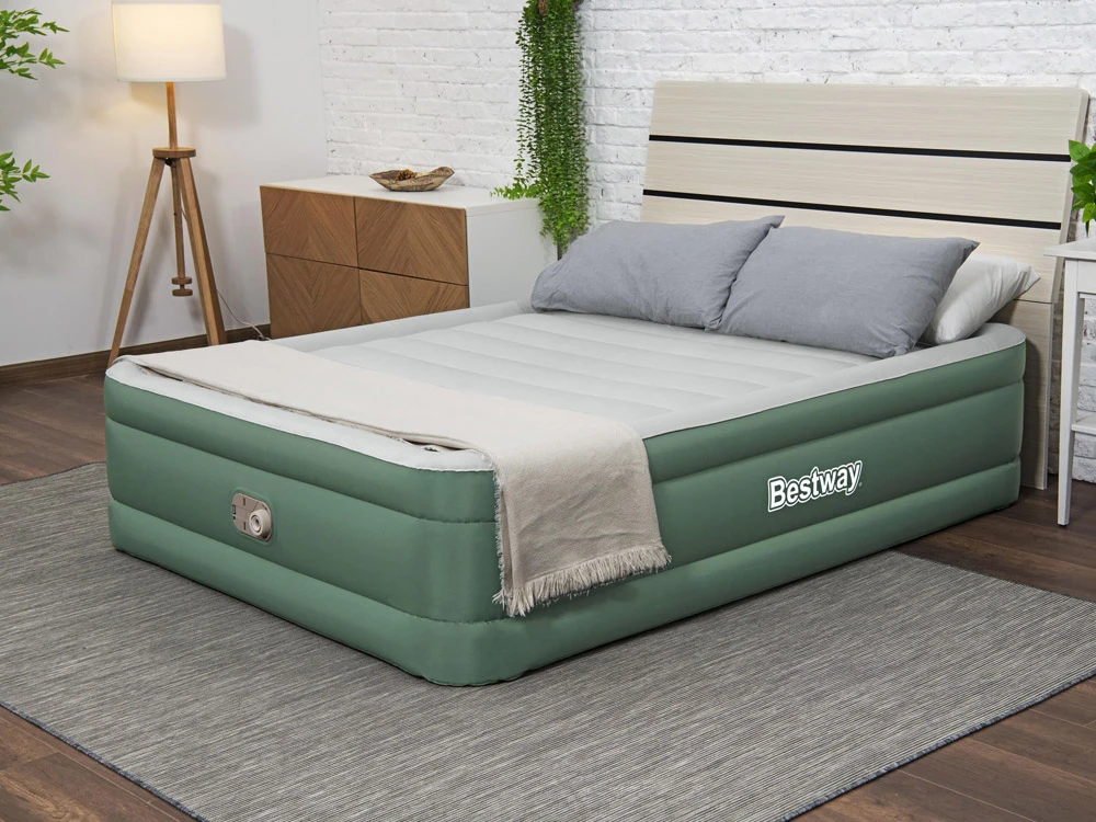 "Bestway" pripučiamas dvivietis pripučiamas čiužinys 203x152x46cm 69646