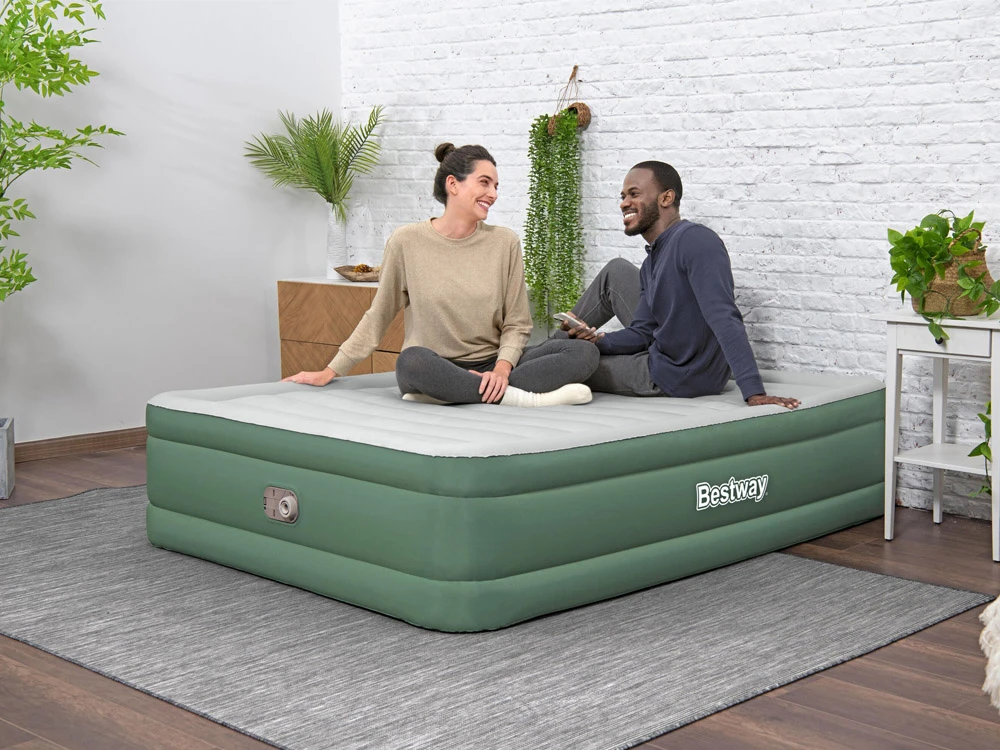 "Bestway" pripučiamas dvivietis pripučiamas čiužinys 203x152x46cm 69646