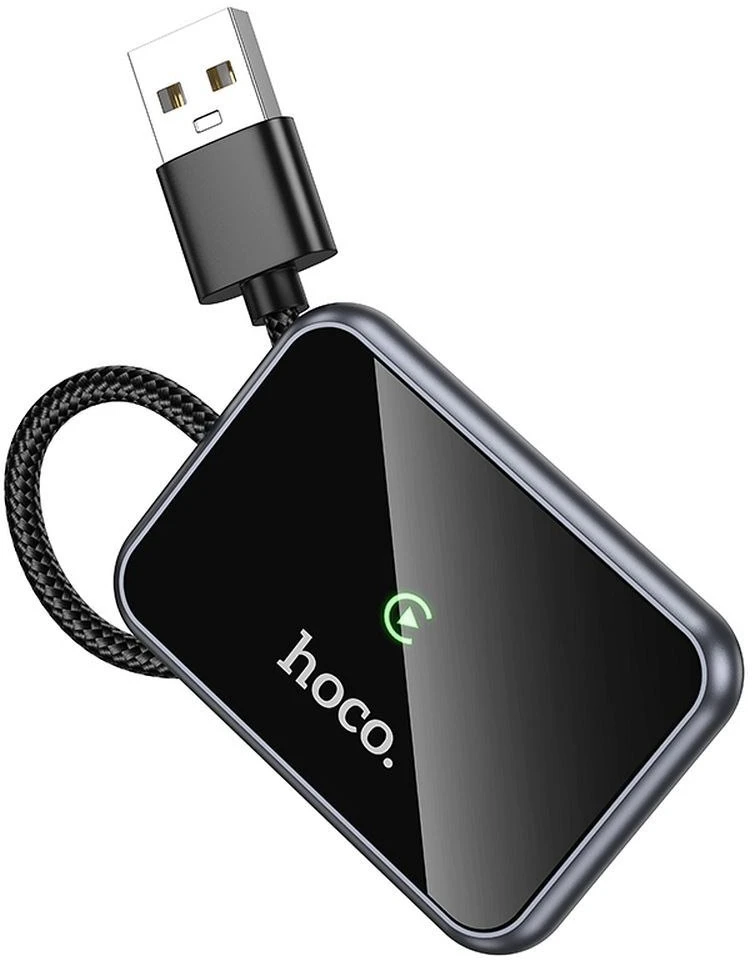 Wireless CarPlay adapter Hoco USB A / USB C HU1 juodas