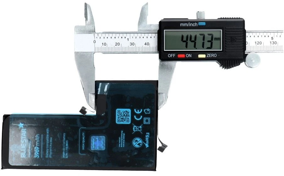 BlueStar iPhone 11 PRO MAX baterija, 3969 mAh, mėlyna, aukštos kokybės