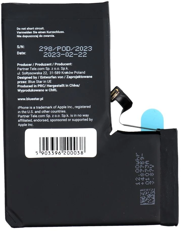 BlueStar iPhone 13 PRO baterija 3095 mAh Blue Star HQ