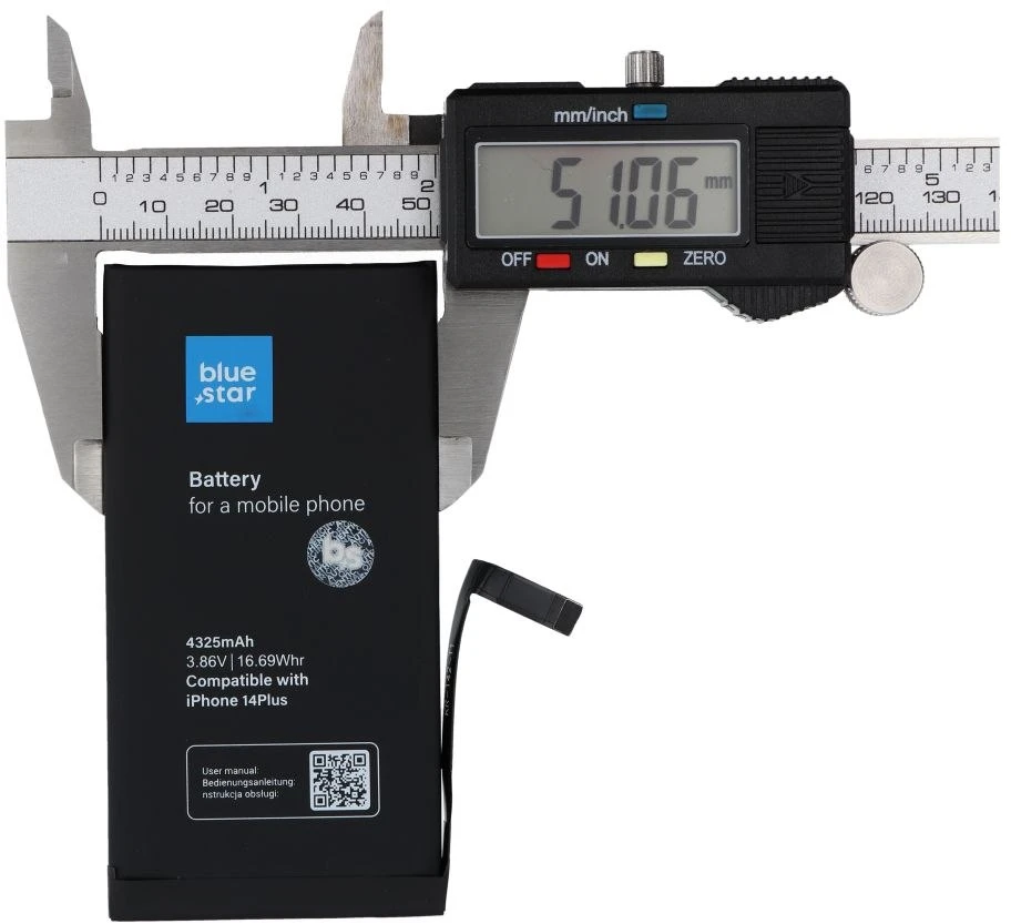 BlueStar iPhone 14 PLUS 4325 mAh baterija, Blue Star HQ