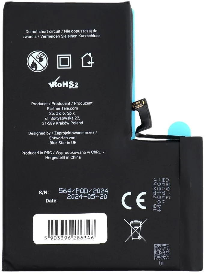 BlueStar iPhone 14 PRO MAX baterija 4323 mAh Blue Star HQ