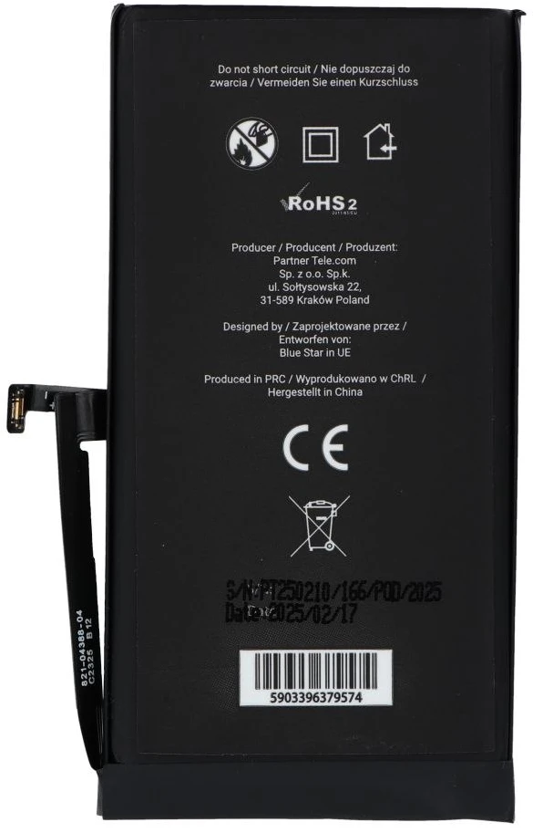 BlueStar iPhone 15 baterija 3349 mAh Blue Star HQ