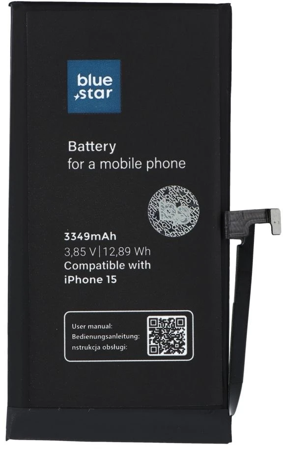 BlueStar iPhone 15 baterija 3349 mAh Blue Star HQ