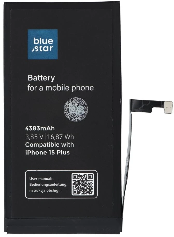 BlueStar iPhone 15 PLUS baterija 4383 mAh Blue Star HQ