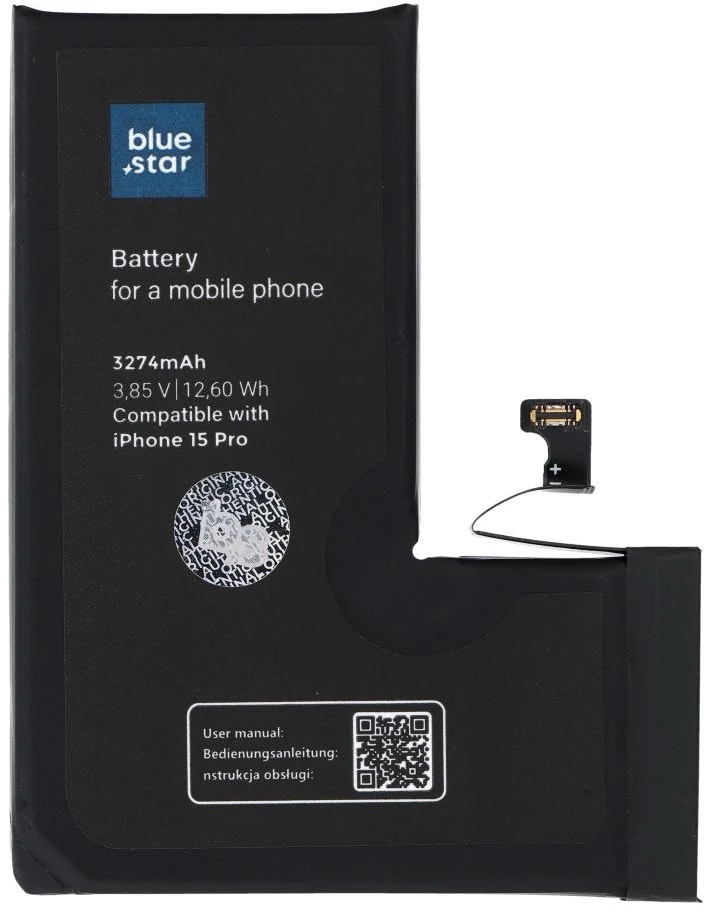 BlueStar iPhone 15 PRO baterija 3274 mAh Blue Star HQ