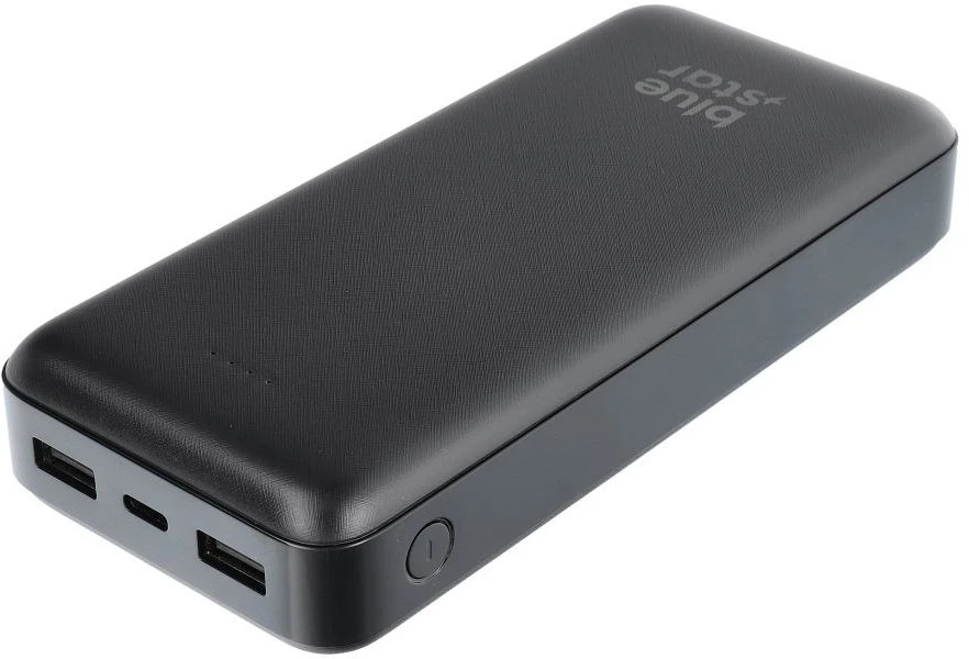 BlueStar Powerbank Blue Star W2015 2.1A 20000 mAh juodas