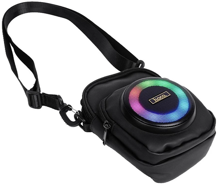 „Bluetooth“ garsiakalbis, 8W, 3 val., krepšio formos, 1,5 l, Hoco HC41, juodas