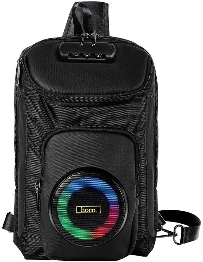 „Bluetooth“ garsiakalbis, 8W, 3h, kuprinės formos, 6L, Hoco HC42, juodas