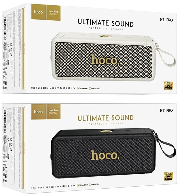 Wireless speaker 2x 8W 4h Hoco HT1 Pro juodas