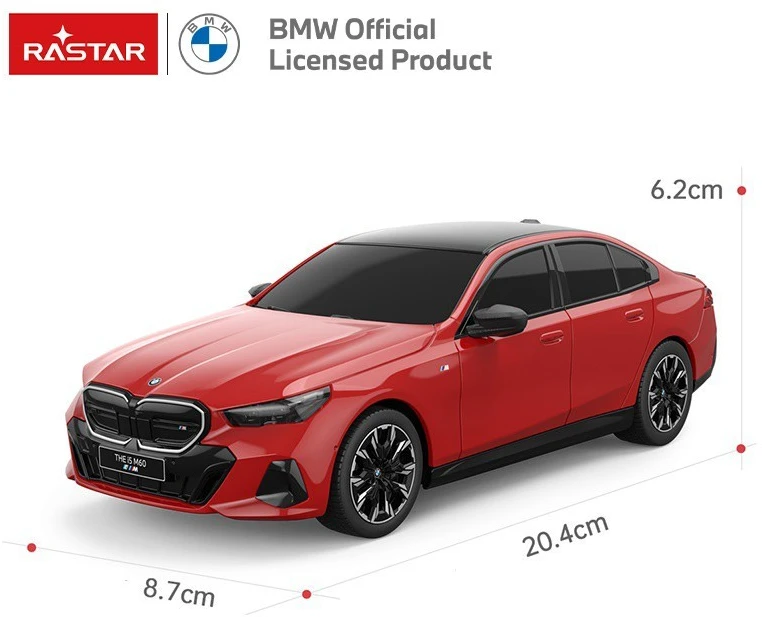 RASTAR R/C 1:24 valdomas automodelis BMW i5, asort., 10180