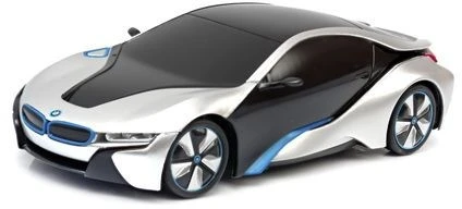 BMW I8 R/C mastelis 1:24 Rastar 48400 sidabrinis nuotoliniu būdu valdomas automobilis