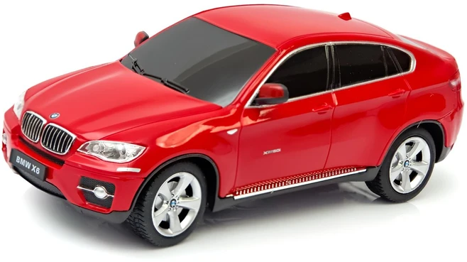 BMW X6 mastelio 1:24 Rastar 31700 raudonas valdomas automobilis
