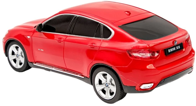 BMW X6 mastelio 1:24 Rastar 31700 raudonas valdomas automobilis