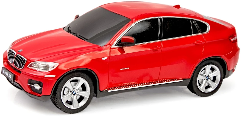 BMW X6 mastelio 1:24 Rastar 31700 raudonas valdomas automobilis