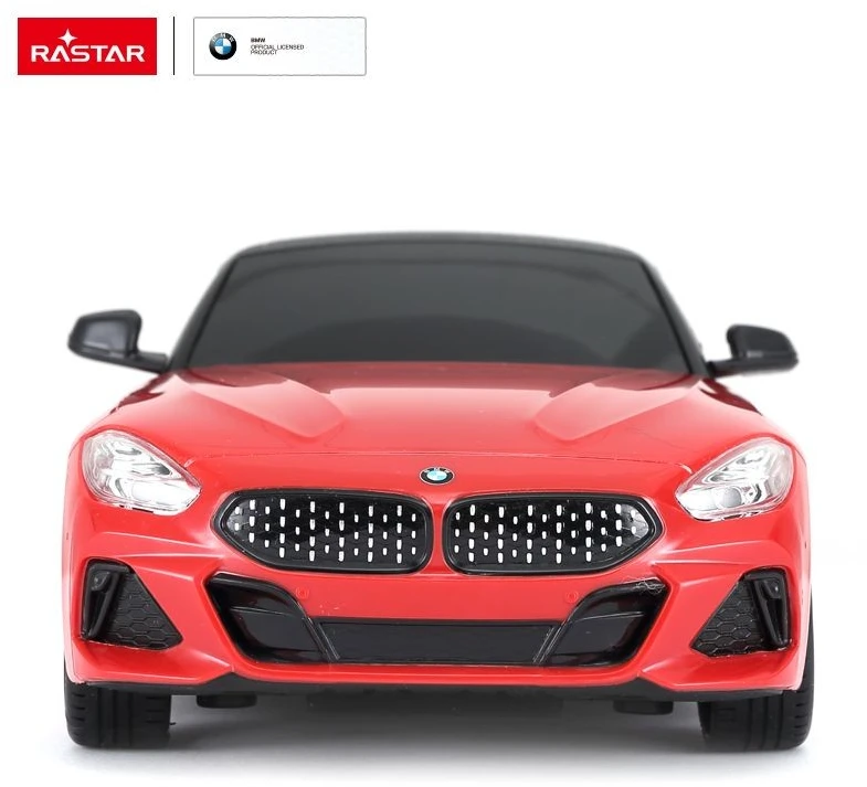 BMW Z4 nauja versija R/C mastelis 1:24 Rastar 96200 nuotoliniu būdu valdomas raudonas automobilis