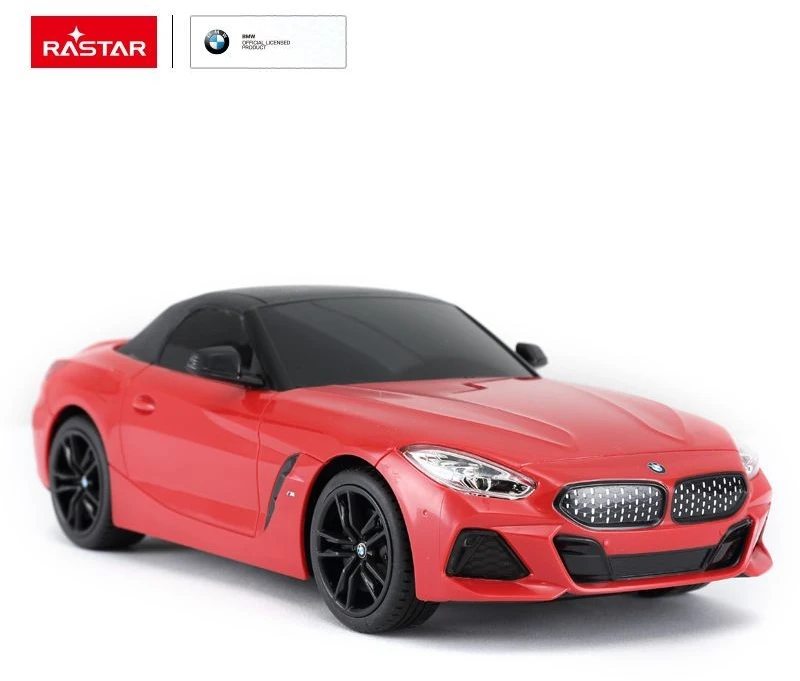 BMW Z4 nauja versija R/C mastelis 1:24 Rastar 96200 nuotoliniu būdu valdomas raudonas automobilis